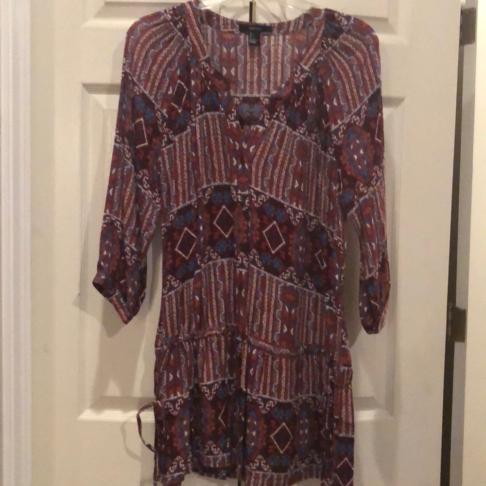 Red, white and blue tunic